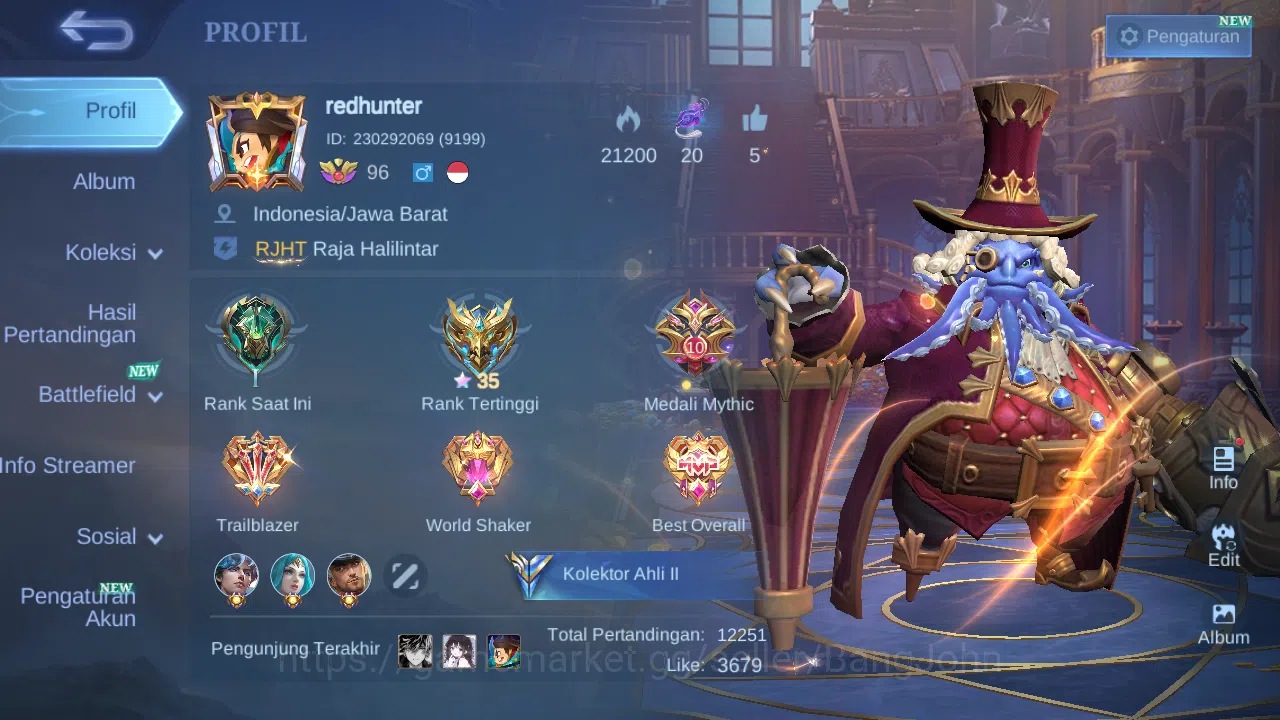 Mobile Legends: Bang Bang Accounts GLOBAL Hero 130 Skin 174 | KOF Karina | CC Nata |  image 2