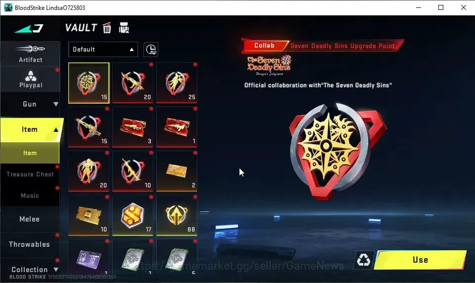 Blood Strike Accounts ASIA|Starter|Collab 7DS[M700,AK47]|2 ULTRA[UMP45-O image 13