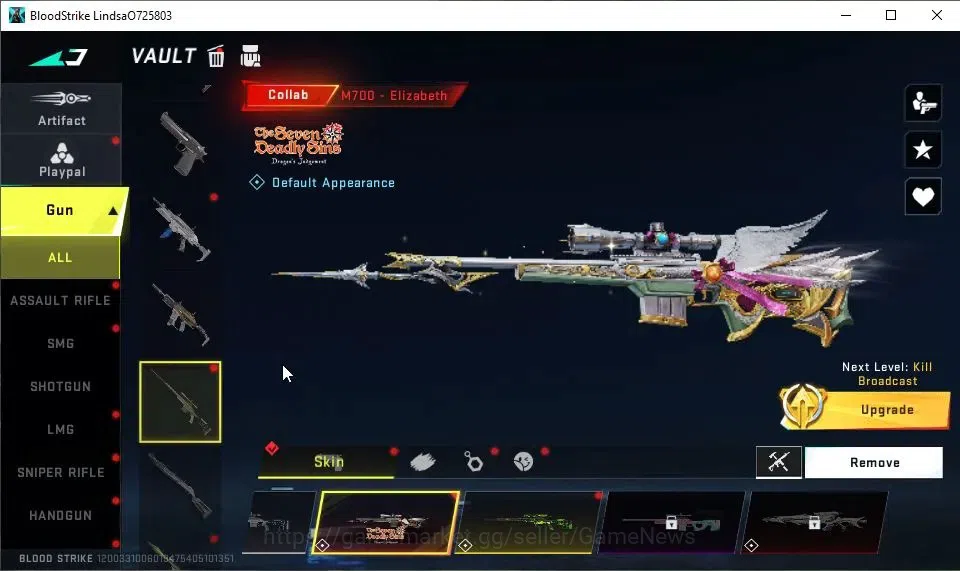 Blood Strike Accounts ASIA|Starter|Collab 7DS[M700,AK47]|2 ULTRA[UMP45-O image 8