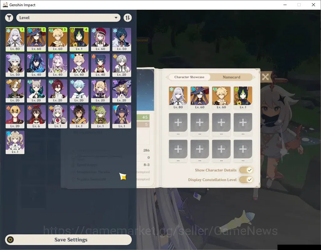 Genshin Impact Accounts ASIA |AR45 |1 Limited [Skirk]+ 3 (*5Char) |21(*4Ch image 2