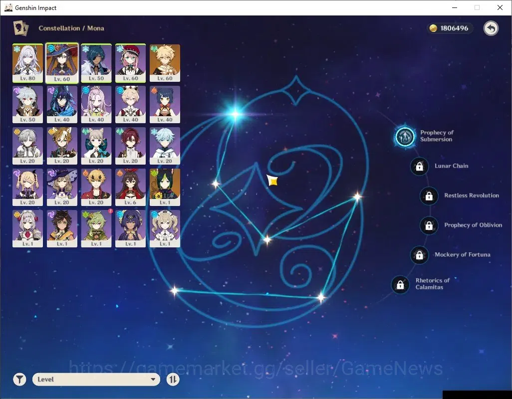 Genshin Impact Accounts ASIA |AR45 |1 Limited [Skirk]+ 3 (*5Char) |21(*4Ch image 3