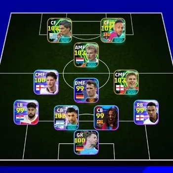 eFootball Accounts Legends & Iconic Players Android|PW 3134|Cristian Romero Show T,Epic Luis Suarez+Steven Gerrard+Dennis
