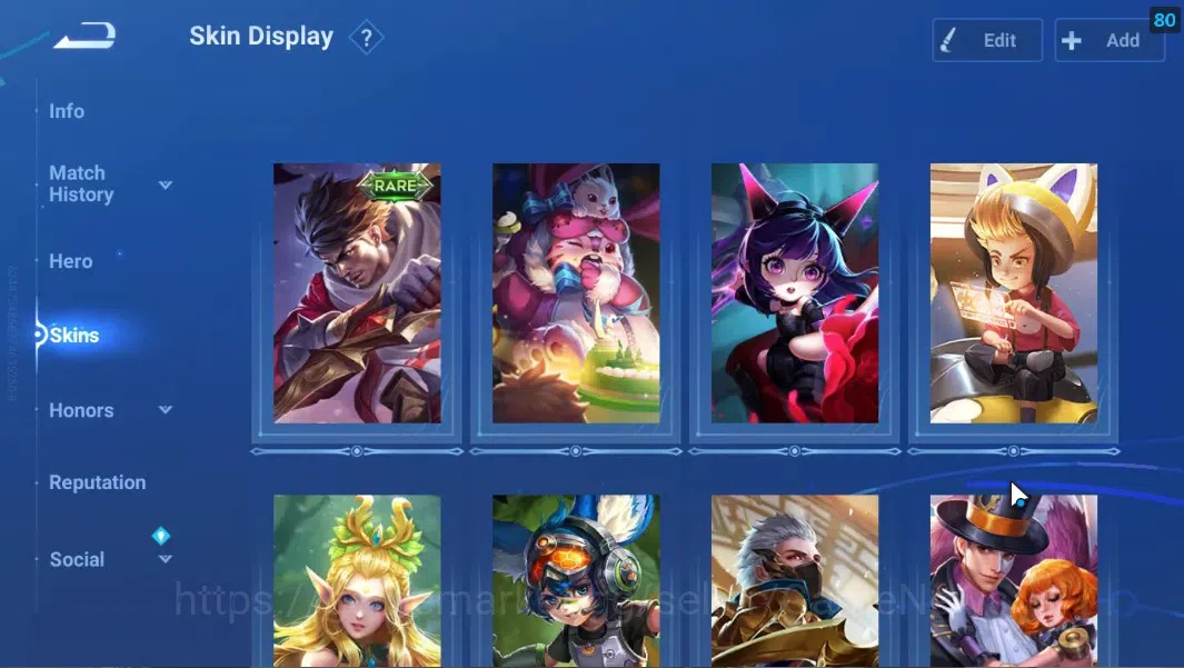 Honor of Kings Accounts Hero 35 Skin 22|Accaount with Legend Skin(De Renji image 4