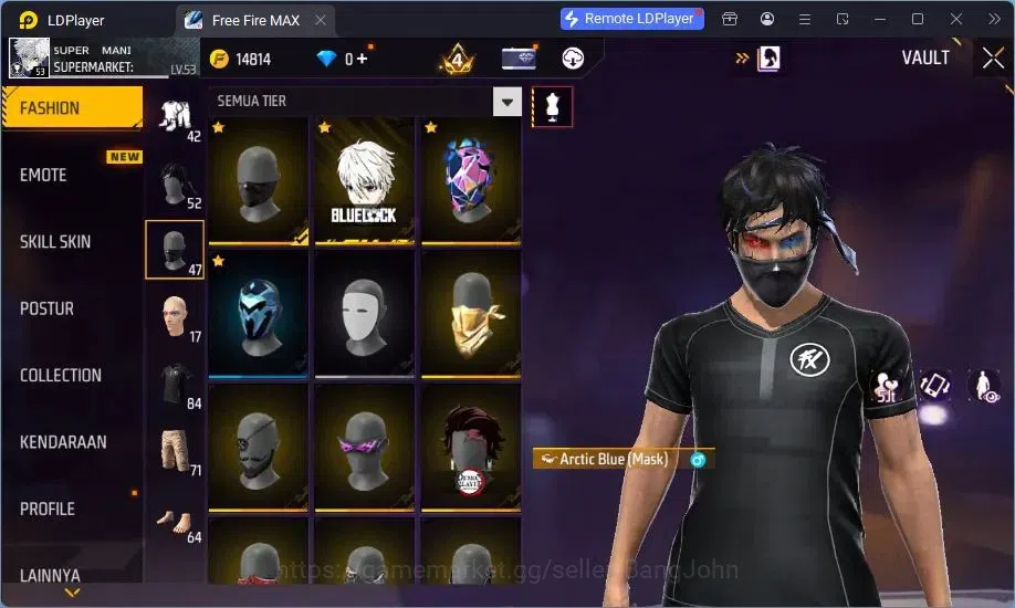 Free Fire Accounts Indonesia | MP40 Chromasonic Lvl 4, SCAR Megalodon image 16