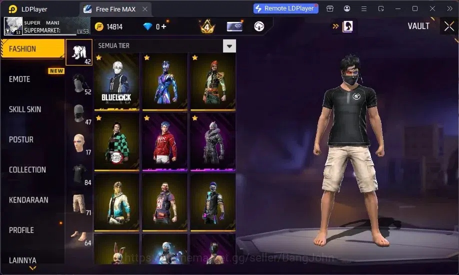 Free Fire Accounts Indonesia | MP40 Chromasonic Lvl 4, SCAR Megalodon image 18