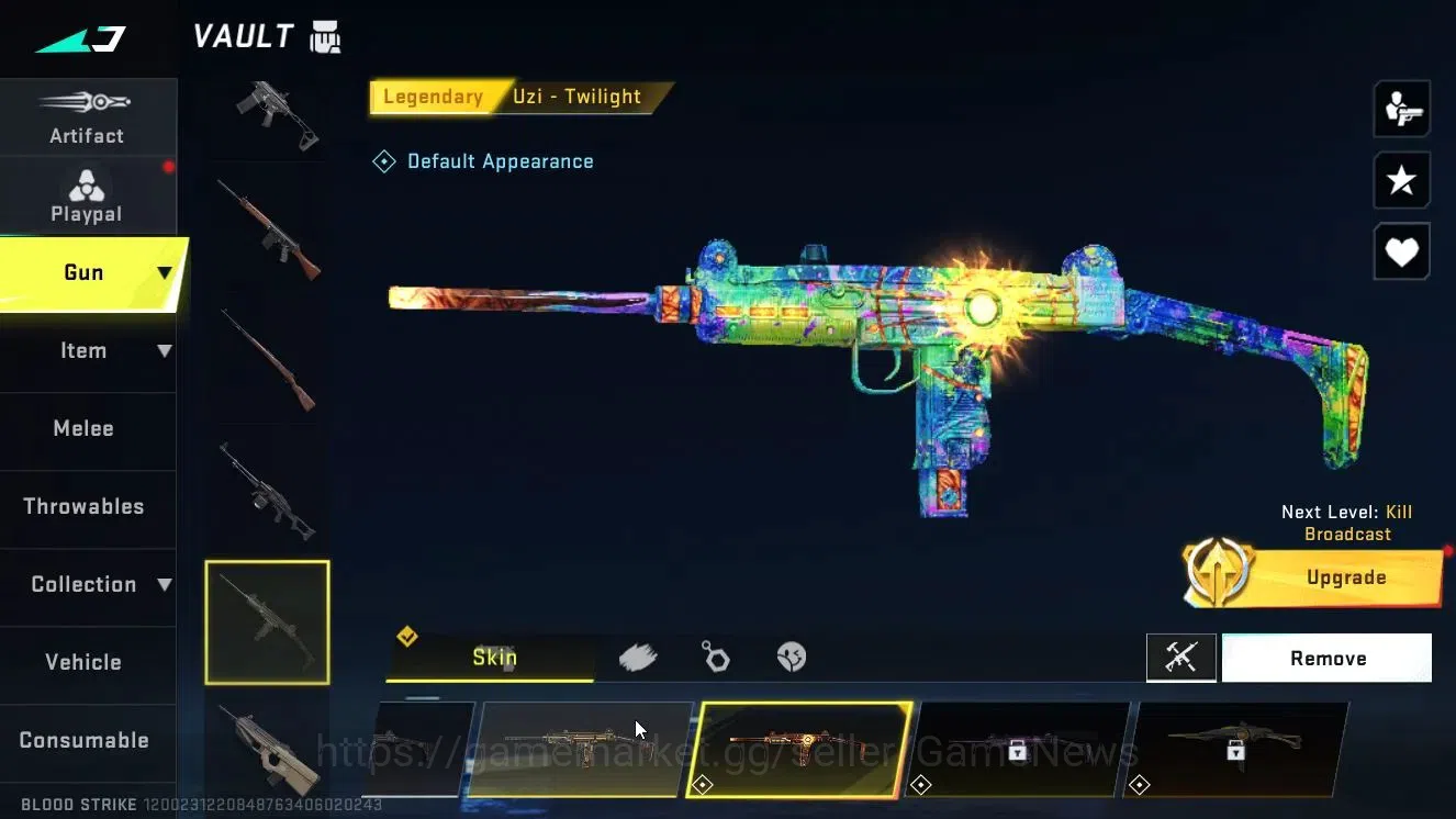 Blood Strike Accounts ASIA|ETERNAL DEagle-Scorpius|Collab 7DS[Kar98k,QBZ image 13