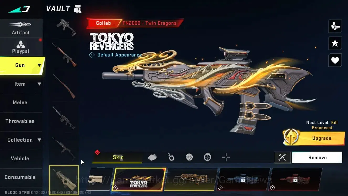 Blood Strike Accounts ASIA|ETERNAL DEagle-Scorpius|Collab 7DS[Kar98k,QBZ image 14