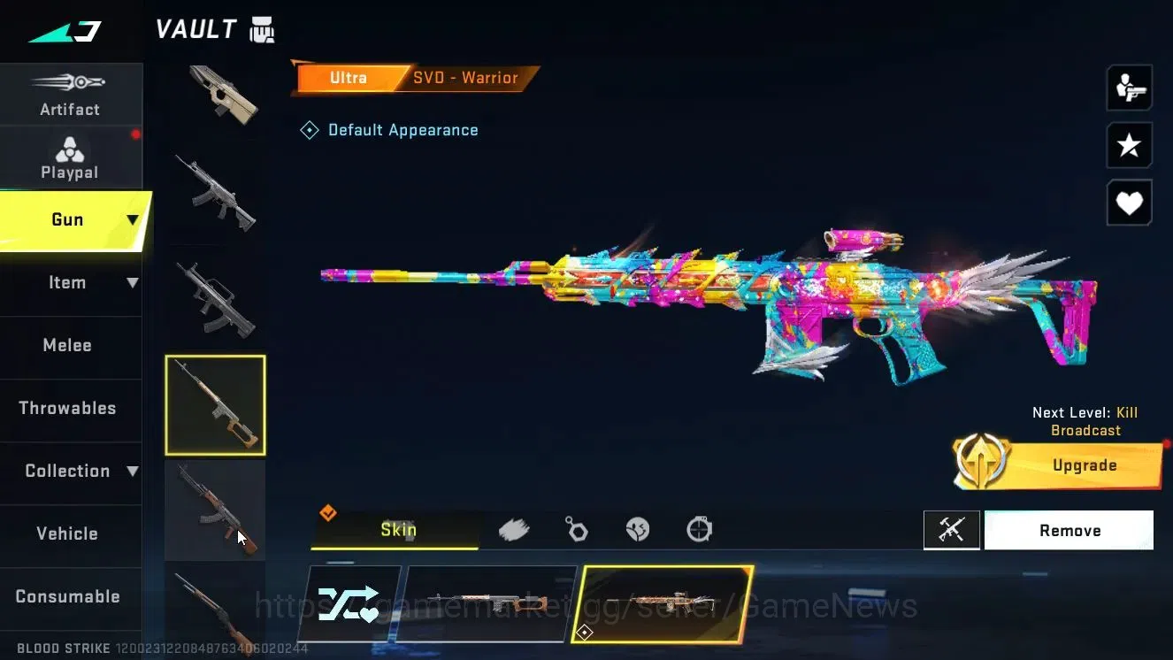 Blood Strike Accounts ASIA|ETERNAL DEagle-Scorpius|Collab 7DS[Kar98k,QBZ image 16