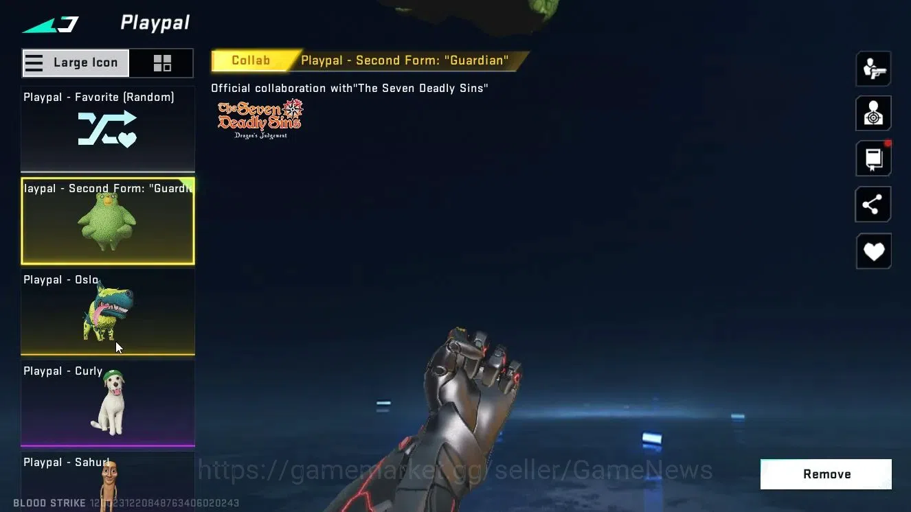 Blood Strike Accounts ASIA|ETERNAL DEagle-Scorpius|Collab 7DS[Kar98k,QBZ image 5