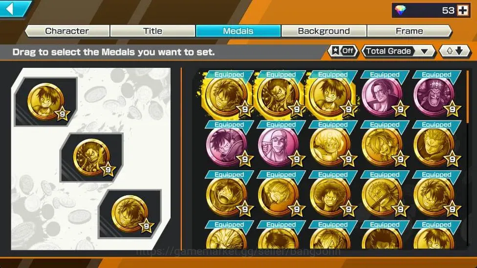 One Piece Bounty Rush Accounts Global|EX 4|PR 20|Gol D. Roger Lv.1/60,Monkey D.Ga image 8