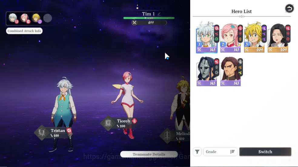 The Seven Deadly Sins: Origin Accounts [EU] Lv 2 Fresh Starter |2 SSR | Meliodas, Guila & image 13