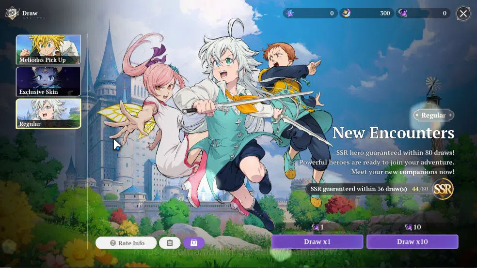 The Seven Deadly Sins: Origin Accounts [EU] Lv 2 Fresh Starter |2 SSR | Meliodas, Guila & image 5