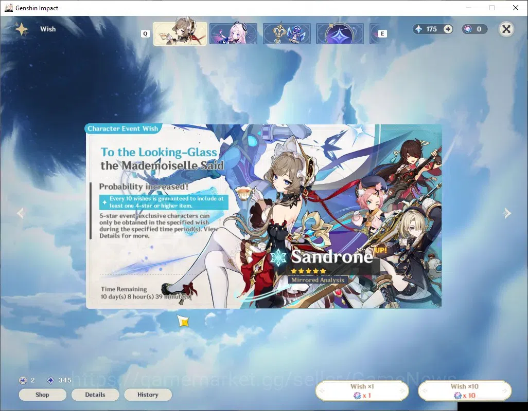 Genshin Impact Accounts Mid Game Asia|AR 57|Arlecchino,Neuvillette PremTeam|9 Limited + 2(*5Weapon)|Neuvillette 12