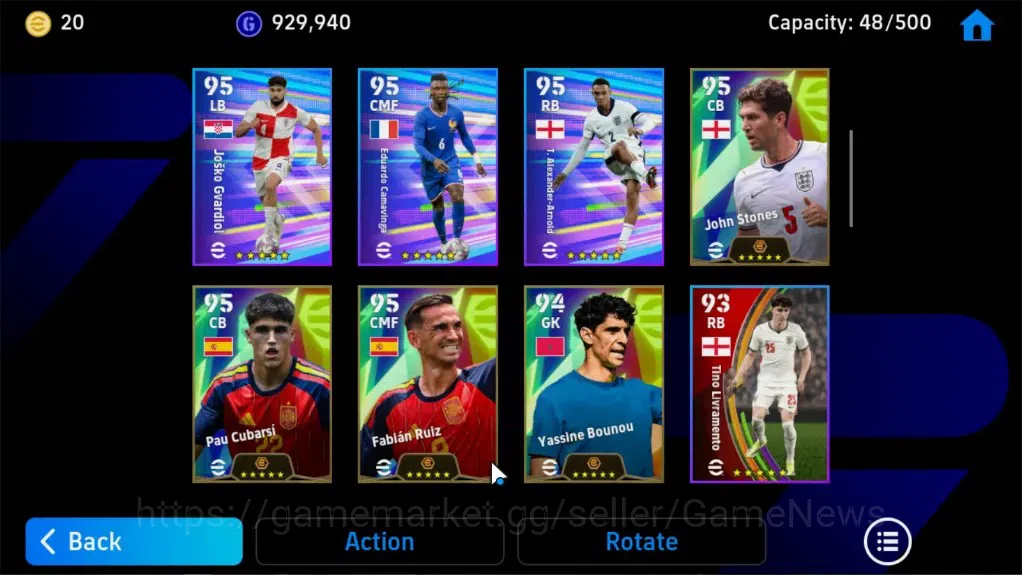 eFootball Accounts Legends & Iconic Players Android|Epic Patrick Vieira,Gerrard,ShowTime TFFC26 Mikel Merino,Lionel 5