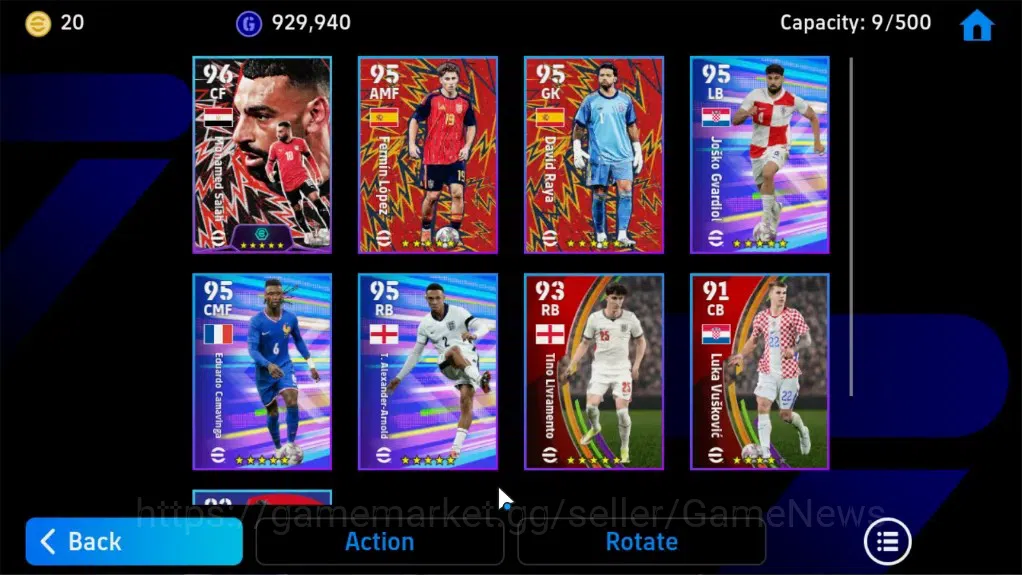 eFootball Accounts Legends & Iconic Players Android|Epic Patrick Vieira,Gerrard,ShowTime TFFC26 Mikel Merino,Lionel 8