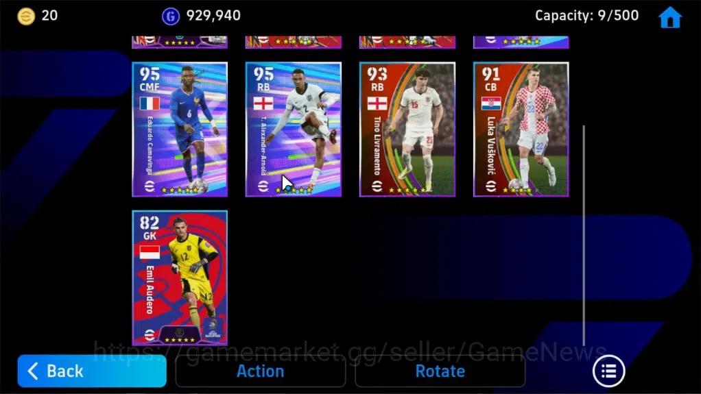 eFootball Accounts Legends & Iconic Players Android|Epic Patrick Vieira,Gerrard,ShowTime TFFC26 Mikel Merino,Lionel 9