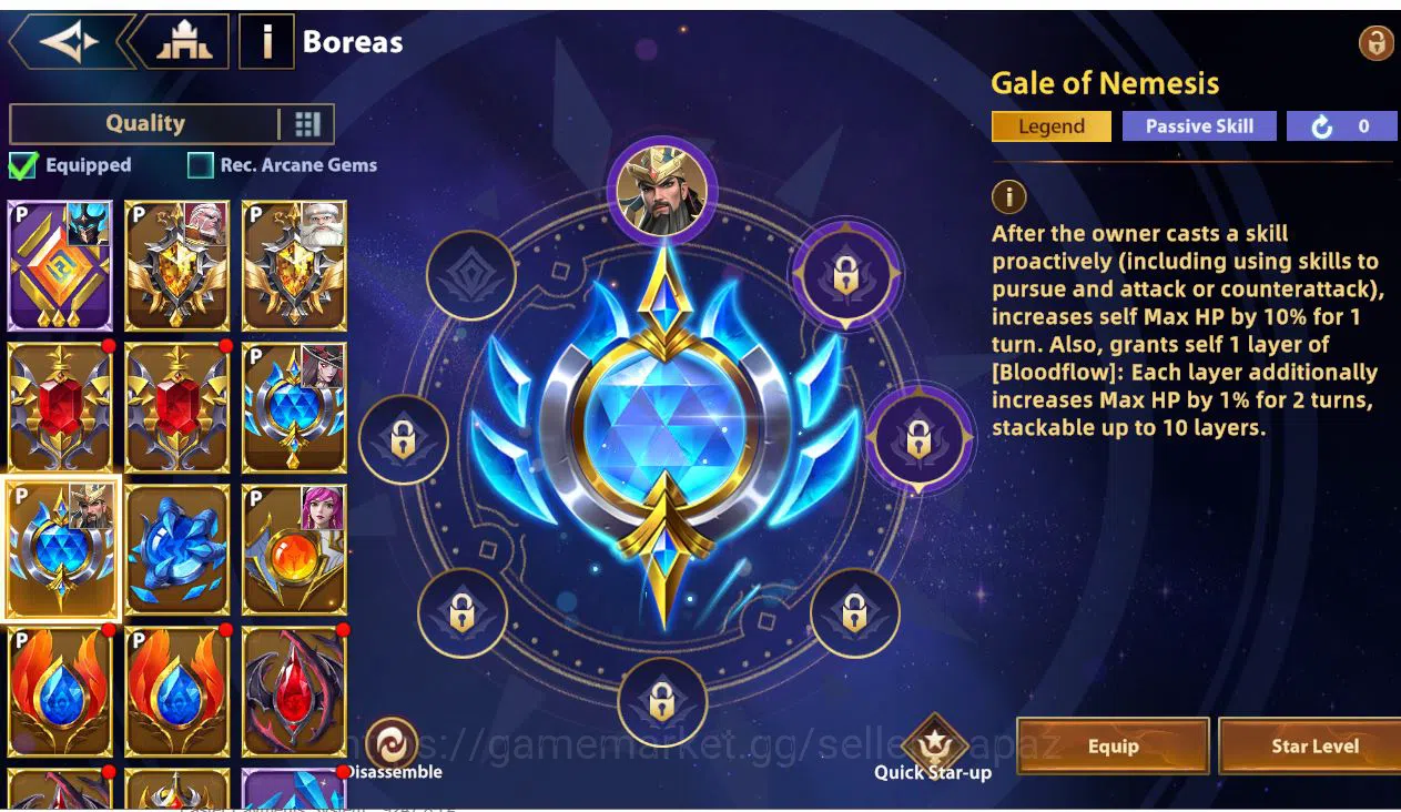 Infinite Magicraid Accounts S190 ★★★ NIKILITH E3 ★ MONTDAN E5 ★ ★ BOREAS E3 6
