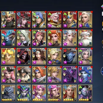 Infinite Magicraid Accounts S190 ★★★ NIKILITH E3 ★ MONTDAN E5 ★ ★ BOREAS E3