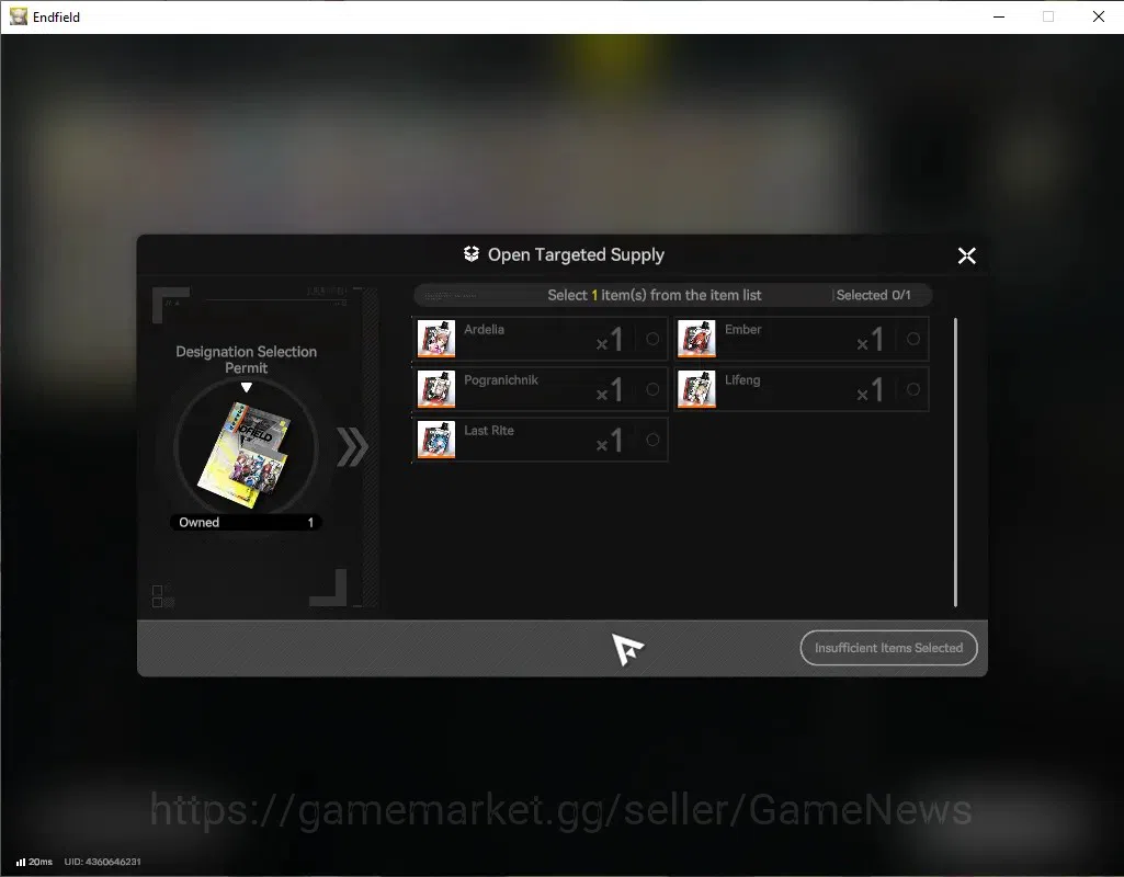 Arknights: Endfield Accounts ASIA | Starter with Selector OP | Mi Fu+Sign | Lv. image 8