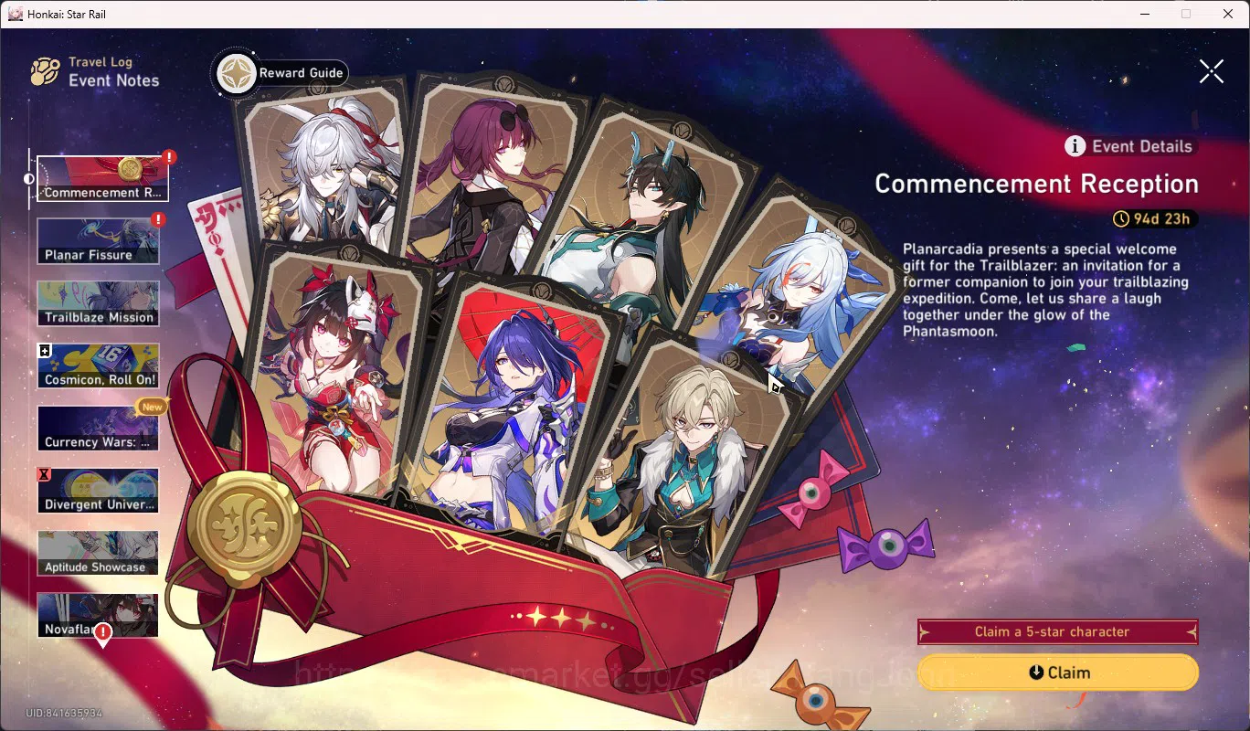 Honkai Star Rail Accounts ASIA TL63|Cyrene E2+Sign|Evernight+Sign|Phainon|Da image 17