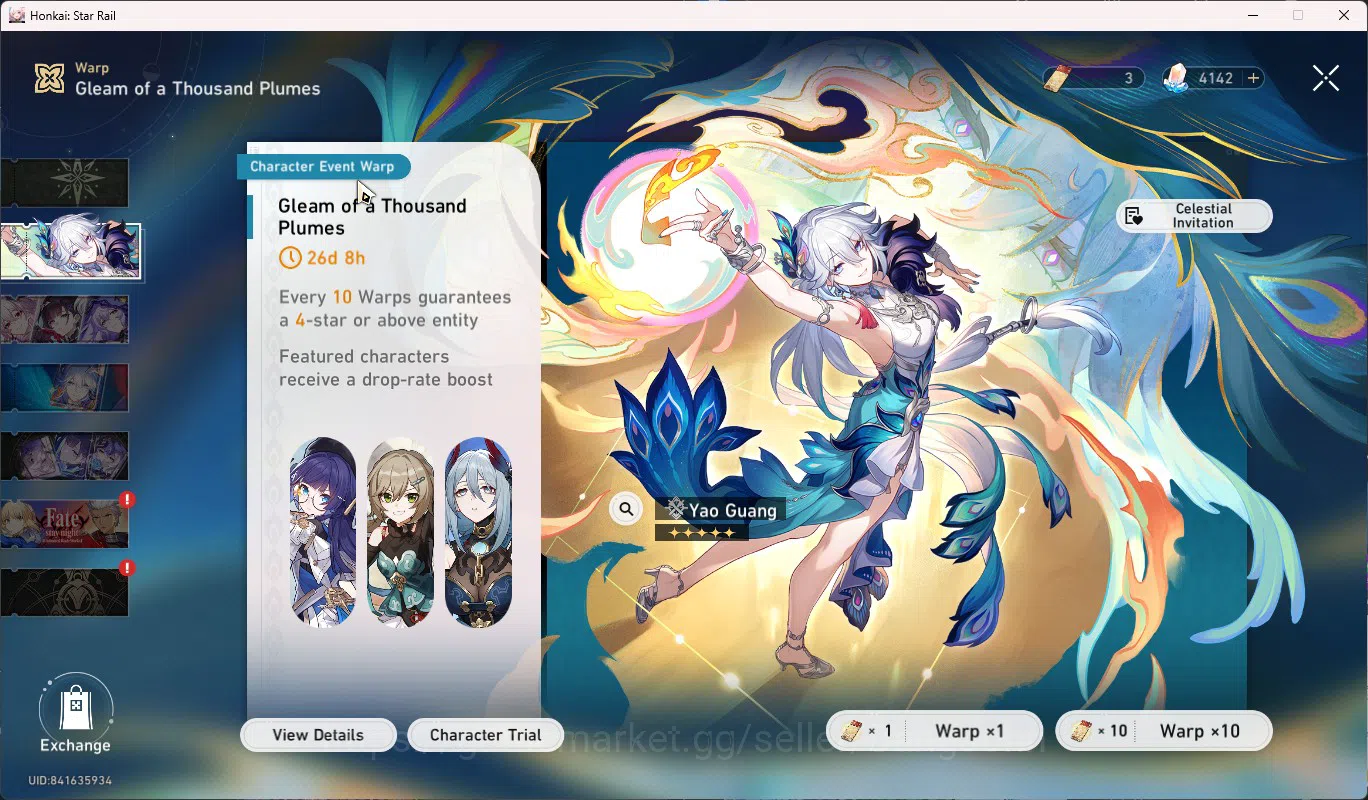 Honkai Star Rail Accounts ASIA TL63|Cyrene E2+Sign|Evernight+Sign|Phainon|Da image 8