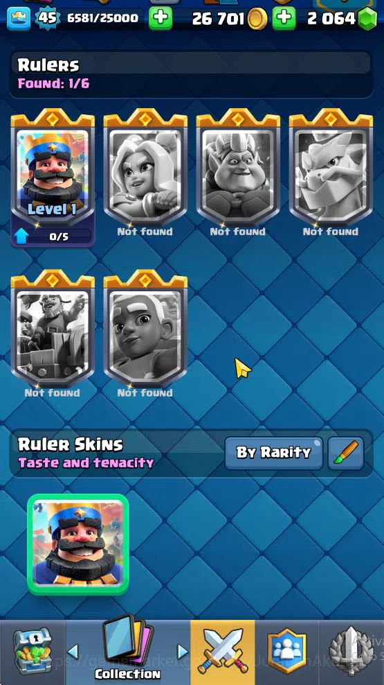 Clash Royale Accounts Midgame Lvl 45|Trophy 7644|KTL 14|Limited Skin|Card 119| 1 Hero 11 EVO 6 Champ 21 Legendary 33 Epic,30 14