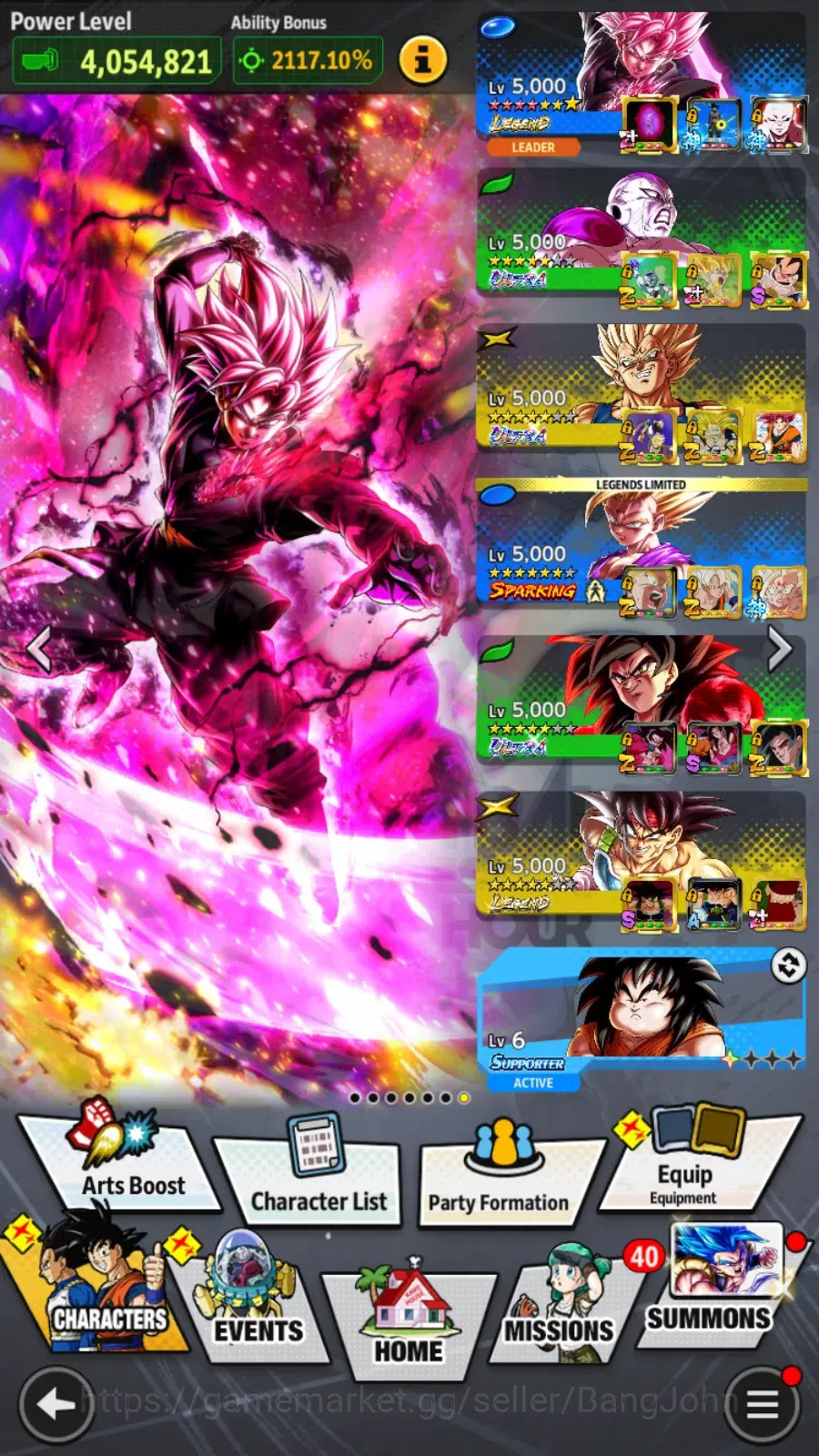 Dragon Ball Legends Accounts Android | Lvl 185|293M Total Power|2.6K CC|3 LR|6 image 19