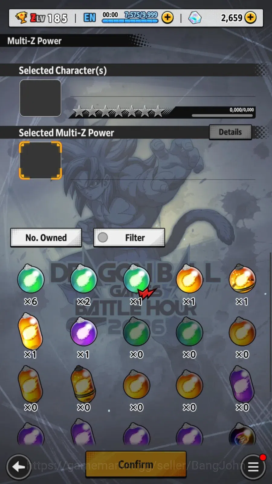 Dragon Ball Legends Accounts Android | Lvl 185|293M Total Power|2.6K CC|3 LR|6 image 9