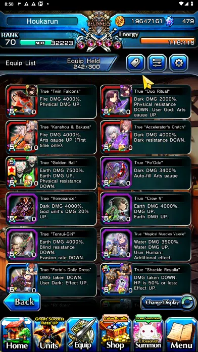 Grand Summoners Accounts GLOBAL | Ascend 16 | Okarun TW,Houka TW, SummerMiy image 10