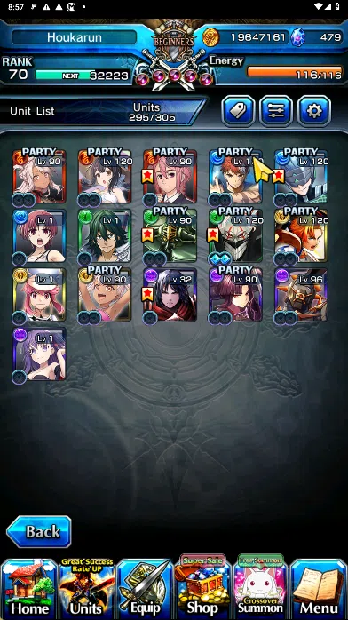 Grand Summoners Accounts GLOBAL | Ascend 16 | Okarun TW,Houka TW, SummerMiy image 3