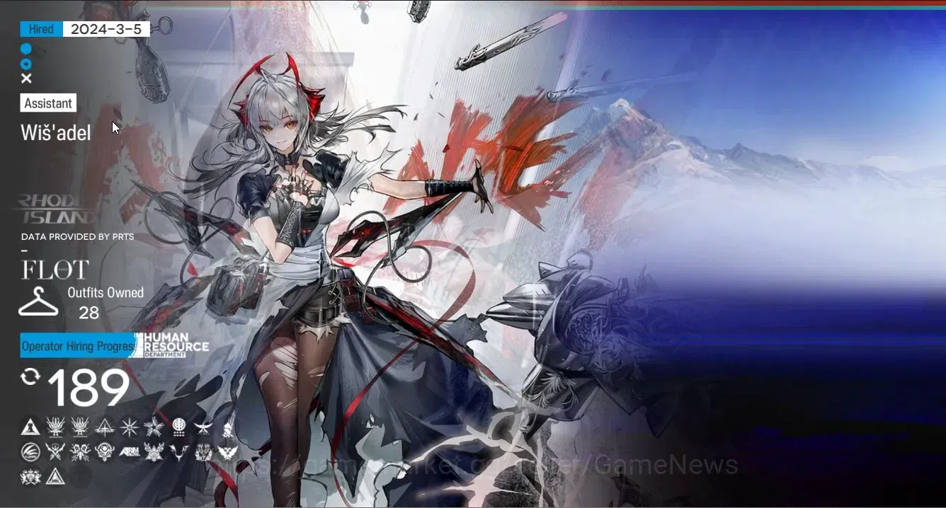 Arknights Accounts High-End Lv 83|382 OP 28 Skin|85K Oru|8 Limited+Collab AVE|Wisadel,Silverash,Pramanix,Blaze,Siege,Thorn 2