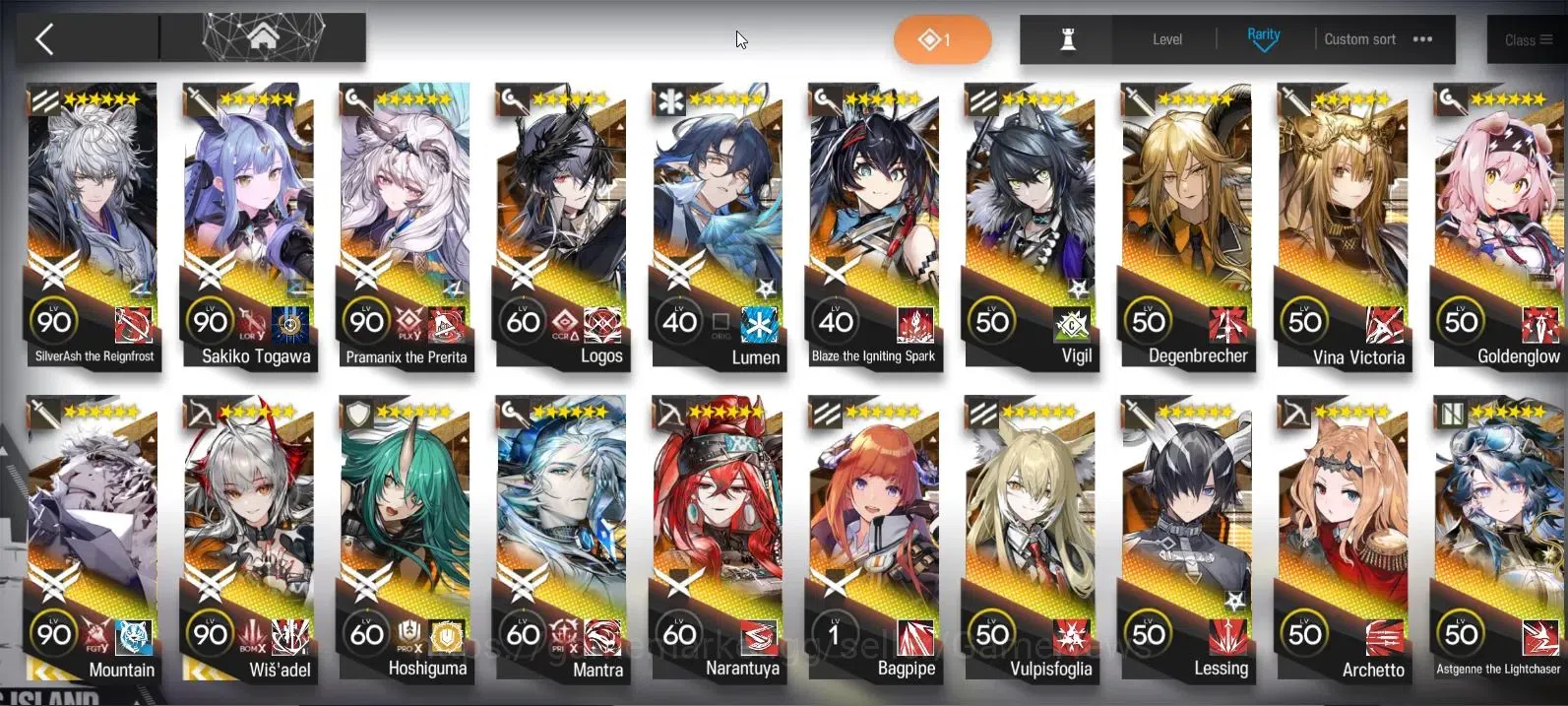 Arknights Accounts High-End Lv 83|382 OP 28 Skin|85K Oru|8 Limited+Collab AVE|Wisadel,Silverash,Pramanix,Blaze,Siege,Thorn 4