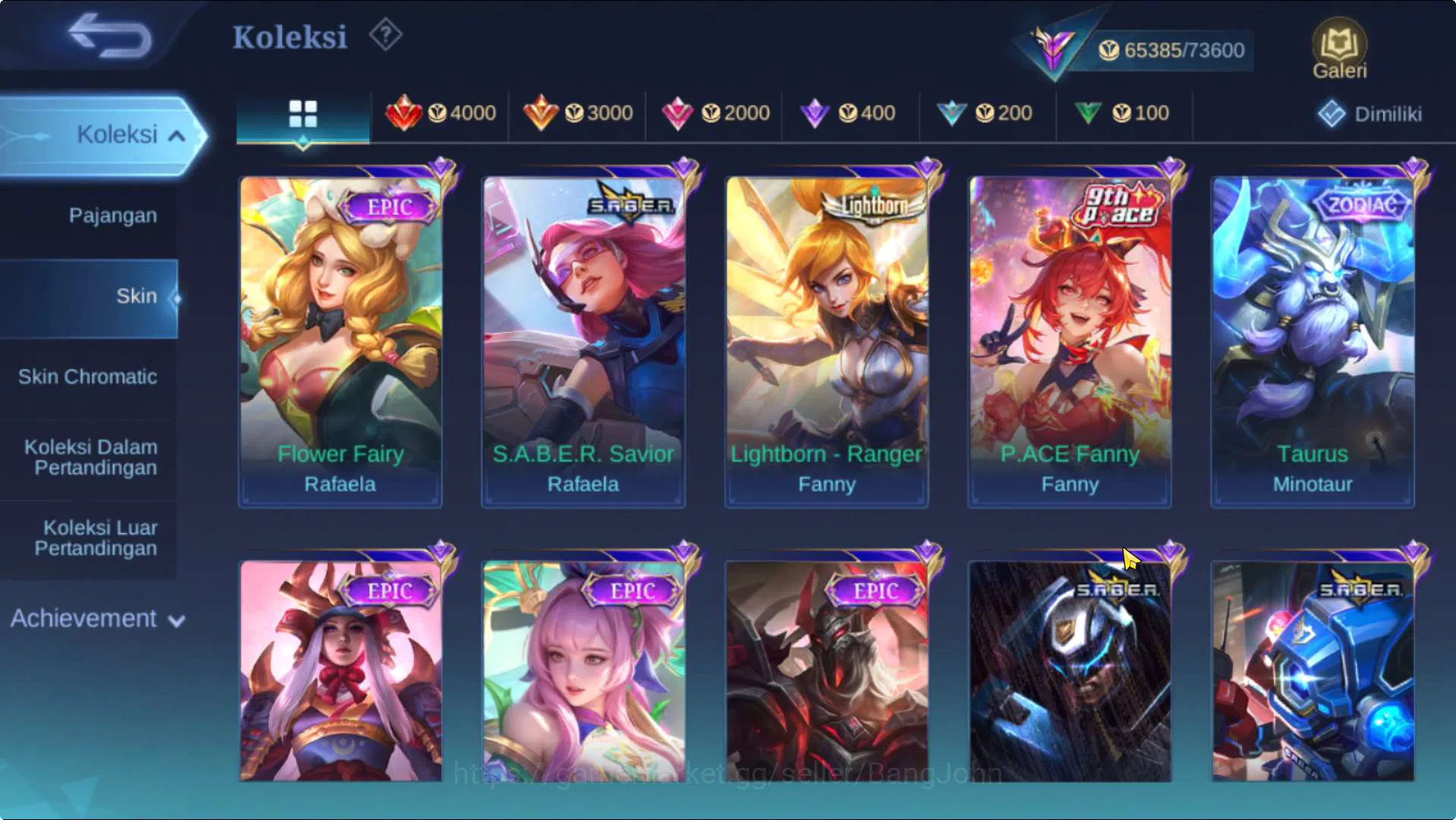 Mobile Legends: Bang Bang Accounts Hero 102 Skin 240 | SaintSaiya Gold Chou, Luckybox image 10