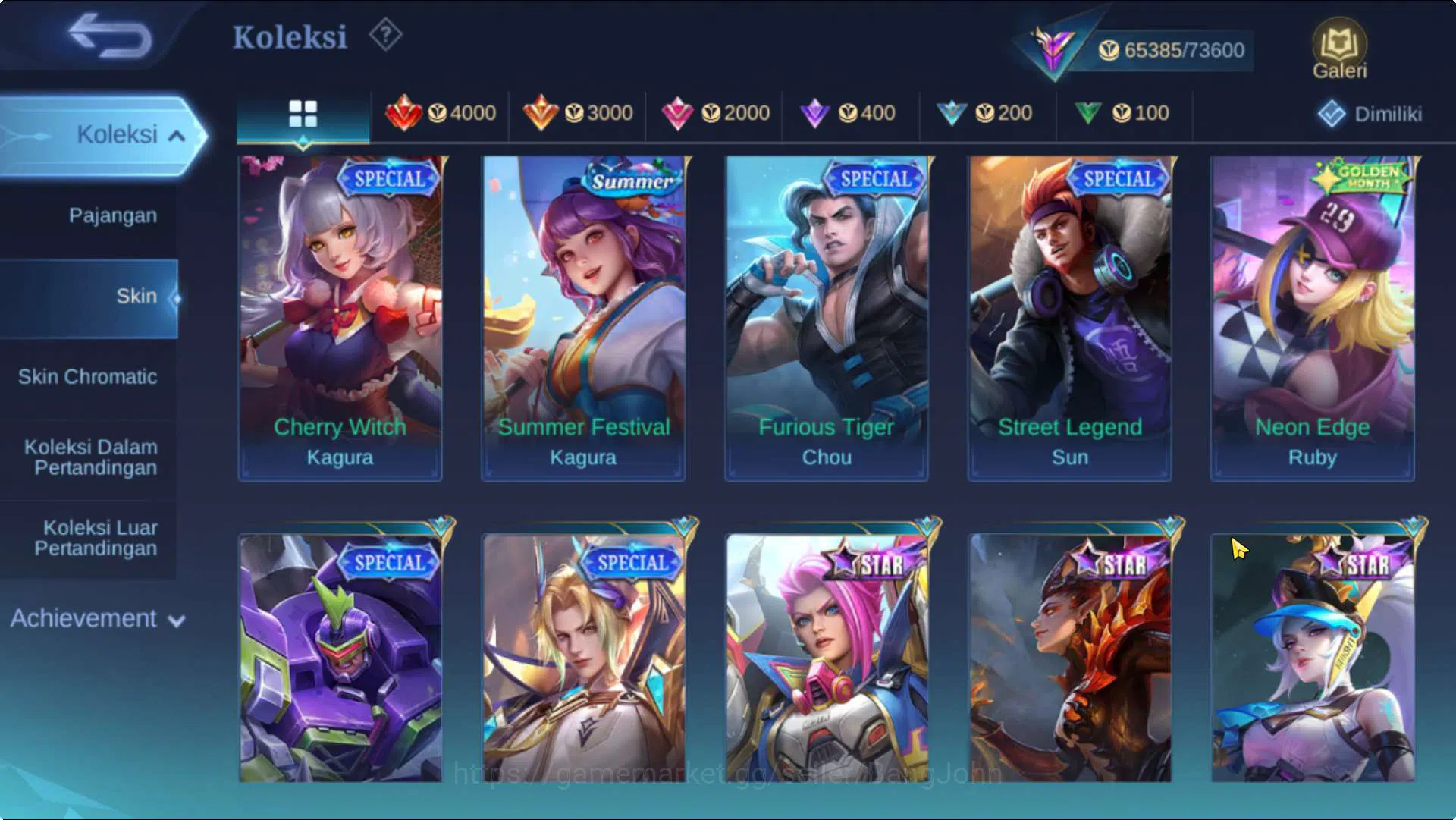 Mobile Legends: Bang Bang Accounts Hero 102 Skin 240 | SaintSaiya Gold Chou, Luckybox image 17