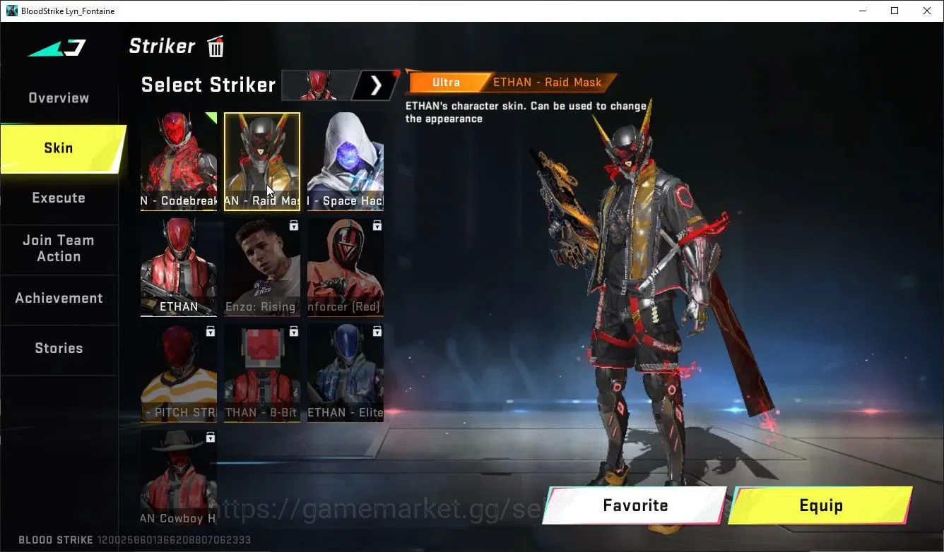 Blood Strike Accounts ASIA|ETERNAL Emma-Luxie,DeAgle+COLLABS 7DS Melioda image 9