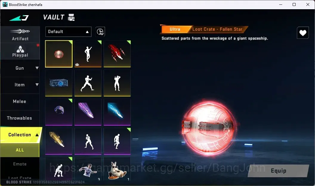 Blood Strike Accounts ASIA | 3 7DS GUN: AK47,Kar98k,QBZ95|AOT KAG-6|3 UL image 12