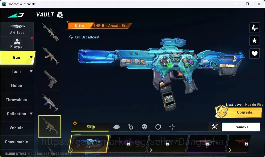 Blood Strike Accounts ASIA | 3 7DS GUN: AK47,Kar98k,QBZ95|AOT KAG-6|3 UL image 5