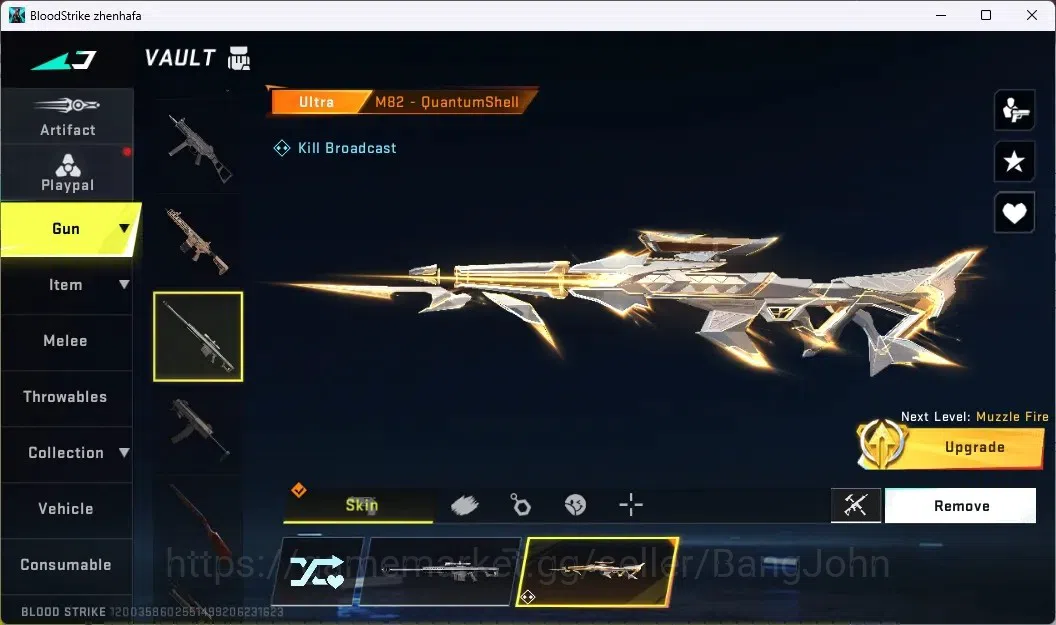 Blood Strike Accounts ASIA | 3 7DS GUN: AK47,Kar98k,QBZ95|AOT KAG-6|3 UL image 9