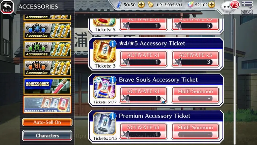 Bleach: Brave Souls Accounts Starter [GLOBAL]52K Orb|Ichigo DreamTeam,New Ichigo,TYBW26 Yukio,Riruka,10th Anniv 19