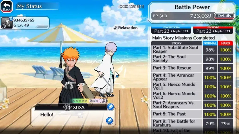 Bleach: Brave Souls Accounts Starter [GLOBAL]52K Orb|Ichigo DreamTeam,New Ichigo,TYBW26 Yukio,Riruka,10th Anniv 4