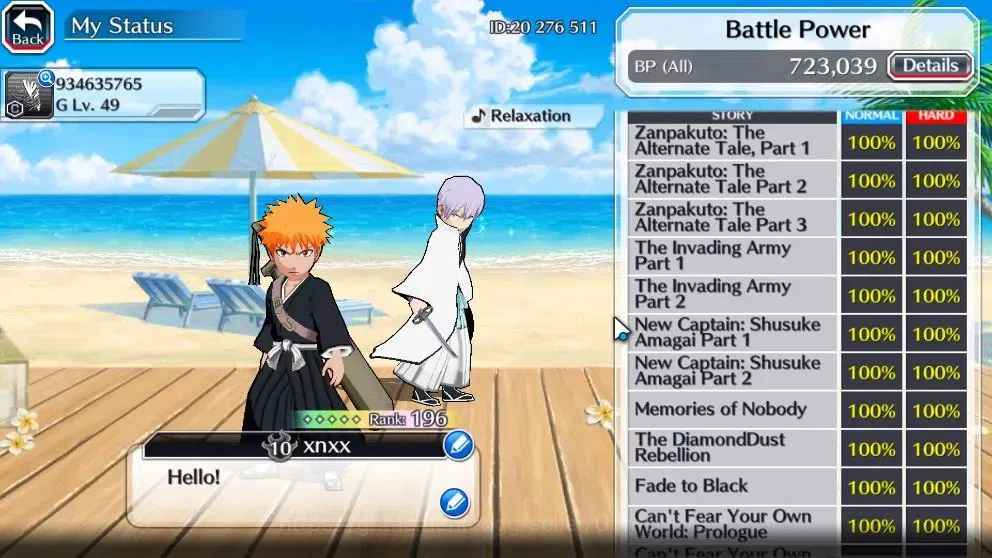 Bleach: Brave Souls Accounts Starter [GLOBAL]52K Orb|Ichigo DreamTeam,New Ichigo,TYBW26 Yukio,Riruka,10th Anniv 6