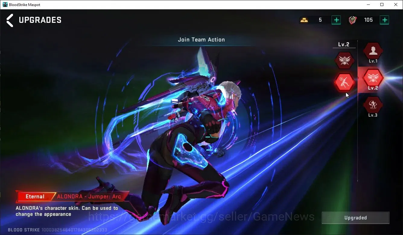 Blood Strike Accounts ASIA|2 EVO P90-Maestro,M1887+9 ETERNAL[Alondra,kat image 4