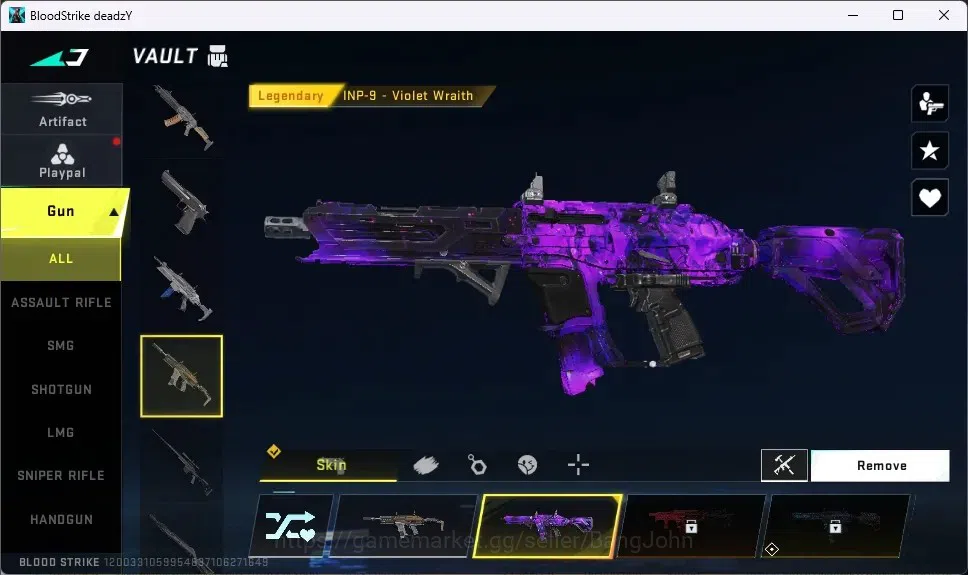 Blood Strike Accounts ASIA | ENZO P90-Maestro | 3 Legendary Guns: 2 KAG  image 5
