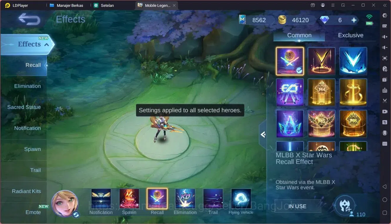 Mobile Legends: Bang Bang Accounts Global | Hero 110 Skin 168|DRAGON Valir Ling Lance image 7