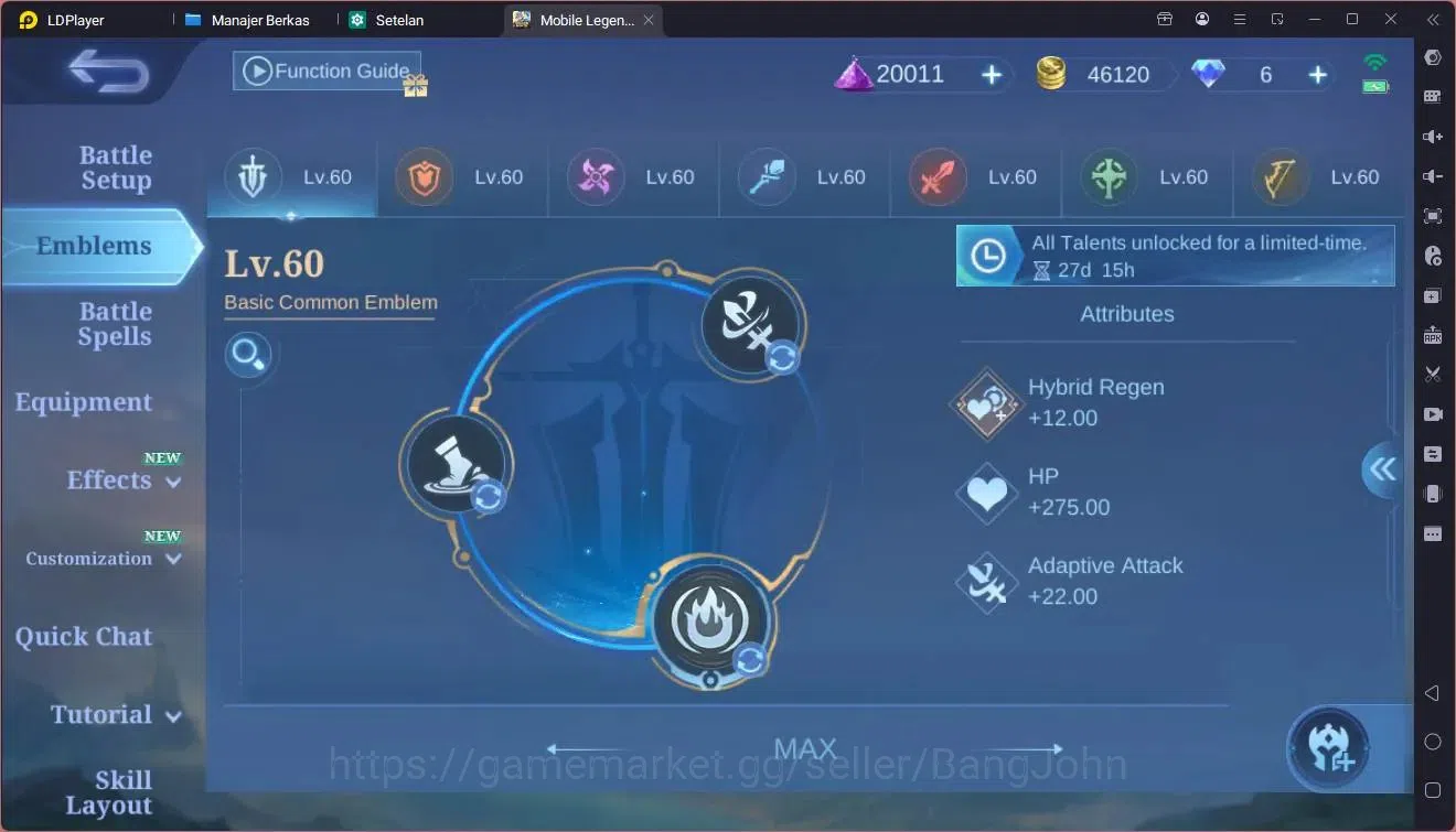 Mobile Legends: Bang Bang Accounts Global | Hero 110 Skin 168|DRAGON Valir Ling Lance image 8
