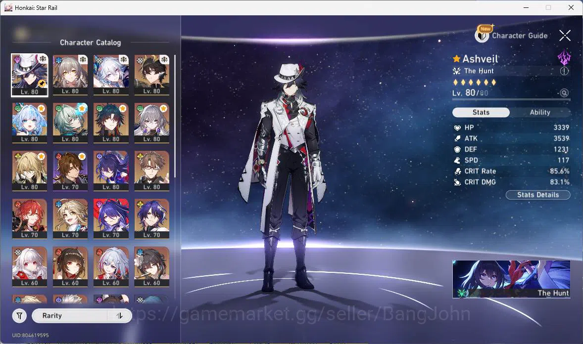 Honkai Star Rail Others ASIA|TL 70|14 Limit|Ashveil,Yao Guang,Cerydra,Anax image 1
