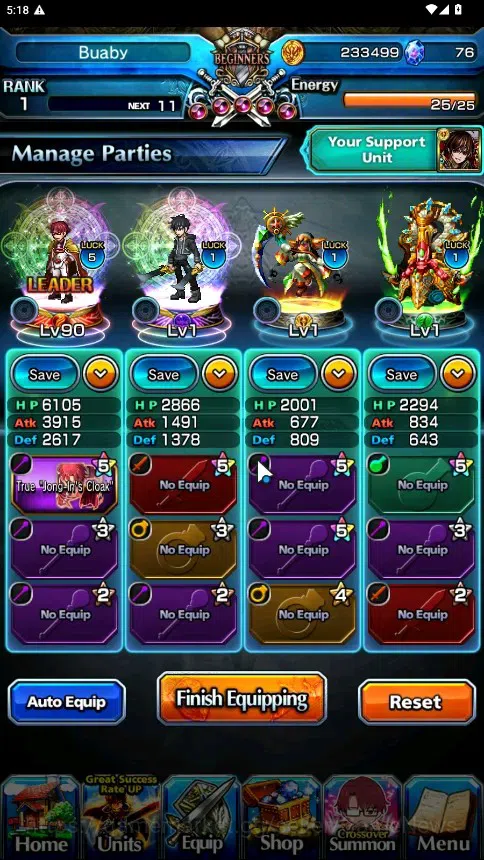 Grand Summoners Accounts Global | Rank 1 | 2 Ascend 1 TW | Choi Jong-In + T image 3