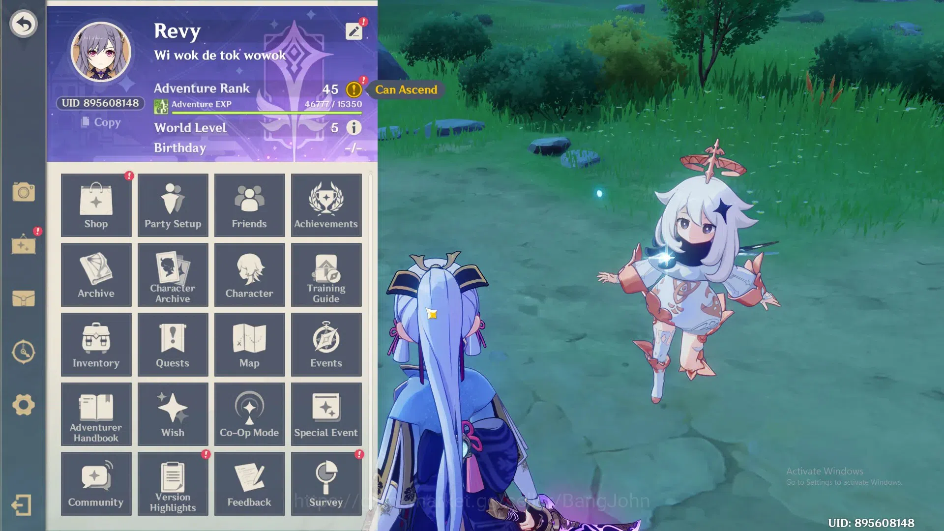 Genshin Impact Accounts Asia | 6(*5Char) Ayaka,Eula,Yoimiya,Chasca,Keqing, image 10