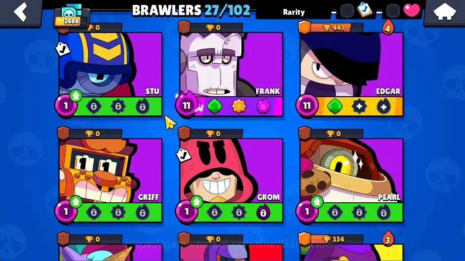 Brawl Stars Accounts 2488 Trophy|7,8K Bling|27 Brawlers 4 Max Lvl [Shel image 10