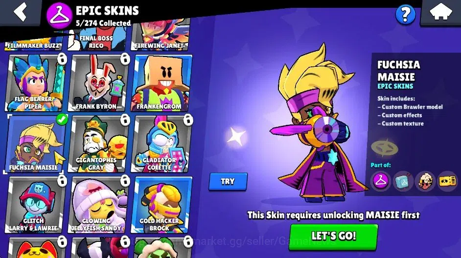 Brawl Stars Accounts 2488 Trophy|7,8K Bling|27 Brawlers 4 Max Lvl [Shel image 16